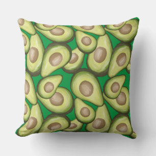 Gourmet Fresh Cut Vegan Avacados Cushion