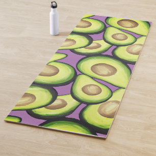 Gourmet Fresh Cut Vegan Avacados Yoga Mat