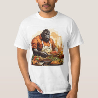 "Gourmet Gorilla: The Chef's Choice T-Shirt