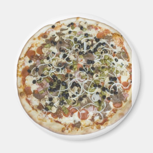Gourmet Supreme Pizza Magnet (Front)