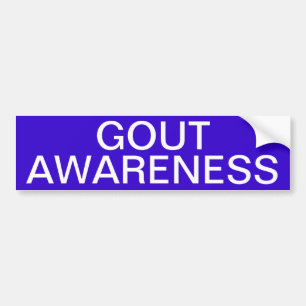 Gout Awareness Bumper Sticker
