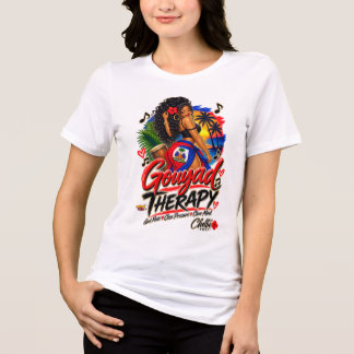 Gouyad Therapy - Haitian Gouyad Therapy Her Tri-Blend Shirt
