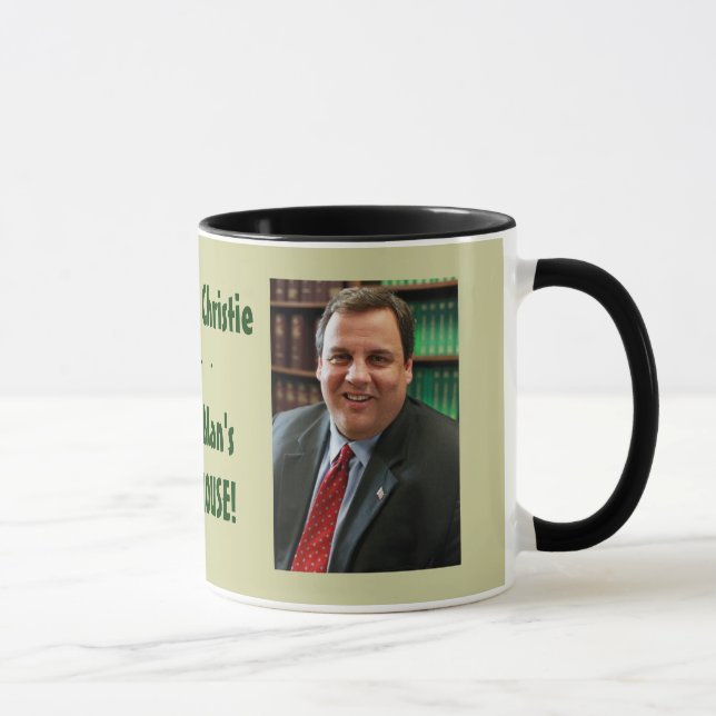 Gov. Chis Christie Big Man's In The House Mug (Right)