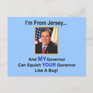 Gov. Chris Christie Postcard