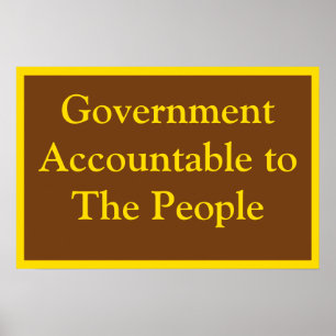 Government Accountable Poster