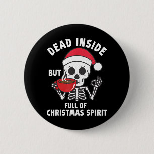 Government Agencyd Inside Full Merry Christmas 6 Cm Round Badge
