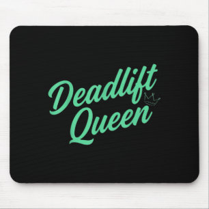 Government Agencydlift Retro Cursive Crown Womens Mouse Pad