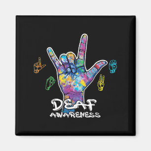 Government Agencyf Awareness Asl Love Sign Magnet