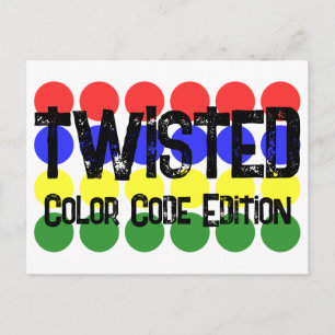 Government Edition Twisted Colour Code Series Alie Holiday Postcard