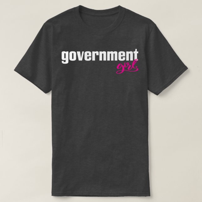 Government Girl T-Shirt (Design Front)
