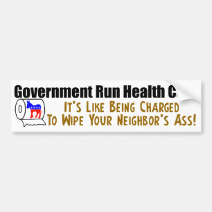 Government Health Care Bumper Sticker