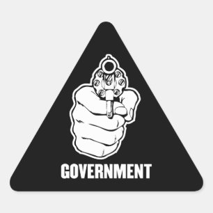 Government is Force Warning Sticker