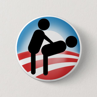 Government Obama Style 6 Cm Round Badge