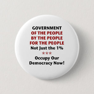 Government Of the People 6 Cm Round Badge