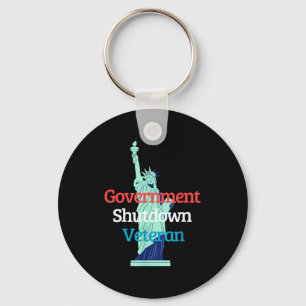 Government Shutdown Veteran  Key Ring