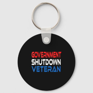 Government Shutdown Veteran  Key Ring