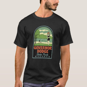 Governor Dodge State Park Wisconsin Vintage Premiu T-Shirt