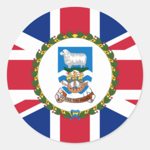 Governor Of The Falkland Islands, United Kingdom Classic Round Sticker