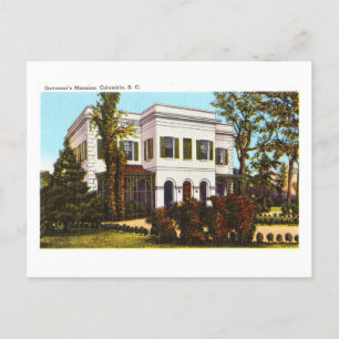 Governor's Mansion in Columbia, South Carolina, Postcard