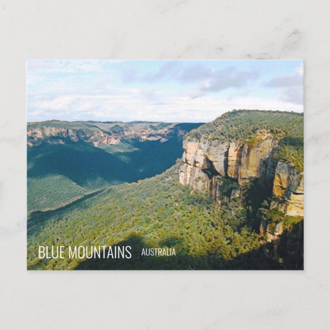 Govetts Leap Blue Mountains Australia travel Postcard (Front)