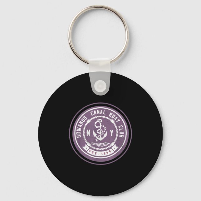 Gowanus C Boat Club Funny Brooklyn New York So _1  Key Ring (Front)