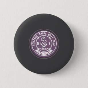 Gowanus C Boat Club Funny Brooklyn New York So  6 Cm Round Badge