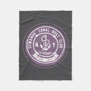 Gowanus C Boat Club Funny Brooklyn New York So Fleece Blanket