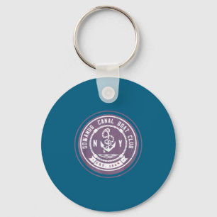 Gowanus C Boat Club Funny Brooklyn New York So Key Ring