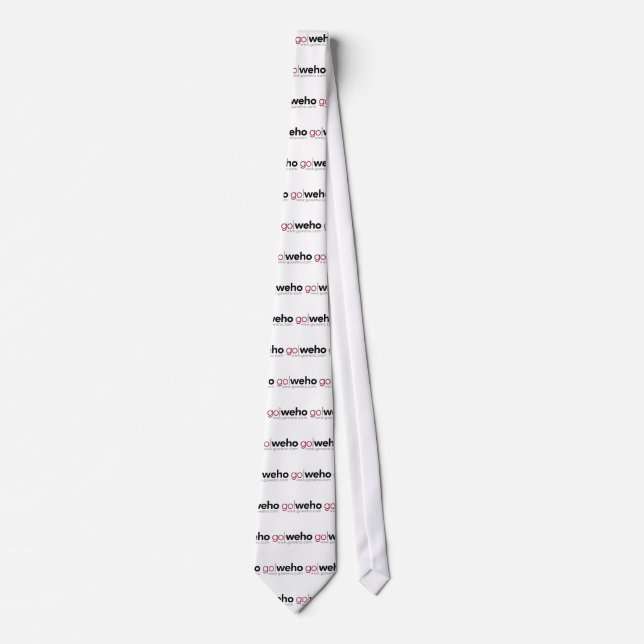GOWEHO.COM TRENDY WEST HOLLYWOOD BRANDS TIE (Front)