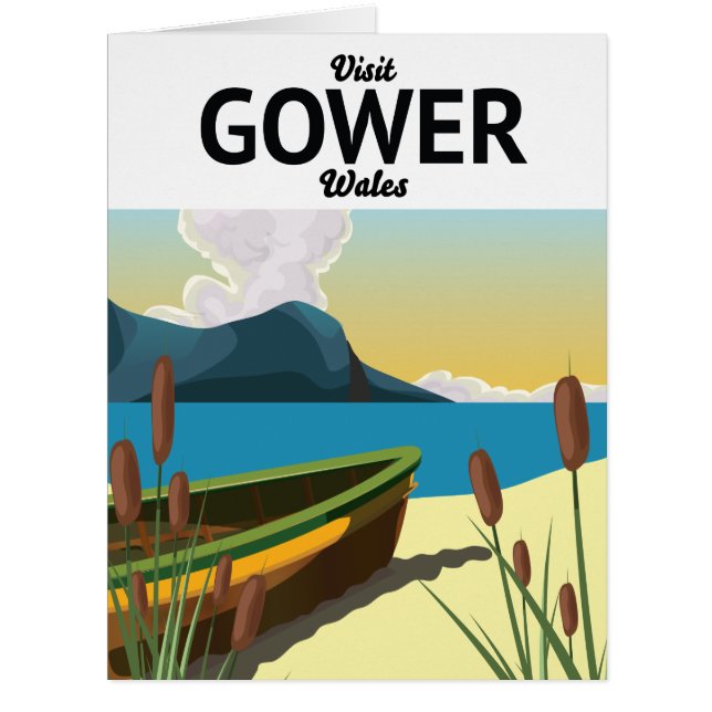 Gower Wales travel poster (Front)