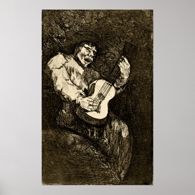 Goya - Blind Singer 1820 Poster (Front)