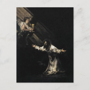 Goya, Christ on the Mount of Olives 1819 Oil on pa Postcard