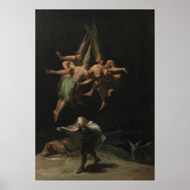 Goya - Flight Of Witches 1787 Poster (Front)