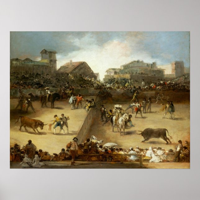 Goya - Korrida In Divided Rings Poster (Front)
