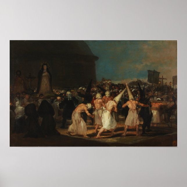 Goya - Procession Of Flagellants (Beatings) 1812 Poster (Front)