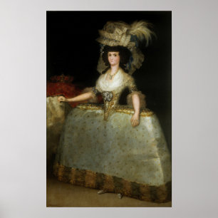 Goya - Queen Mary-Louise 1789 Poster
