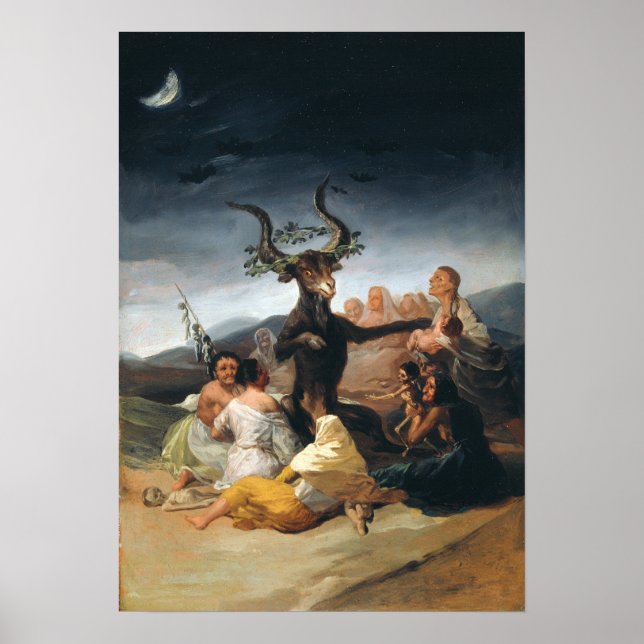 Goya - Shabbat Of Witches 1797 Poster (Front)