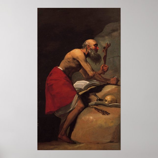 Goya - St. Jerome 1798 Poster (Front)