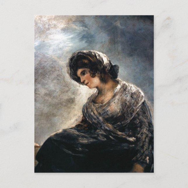 Goya, The Milkmaid of Bordeaux 182527 Oil on canva Postcard (Front)