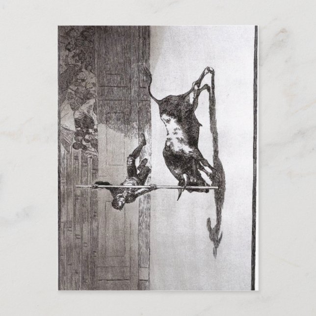 Goya The Speed and Daring of Juanito Api?ani in th Postcard (Front)