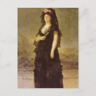 Goya y Lucientes, Francisco de Portrait of the Que Postcard