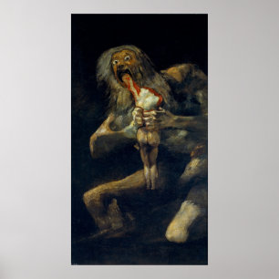 Goya's Saturn Devouring His Son  Poster