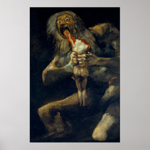 Goya's Saturn Devouring His Son Poster