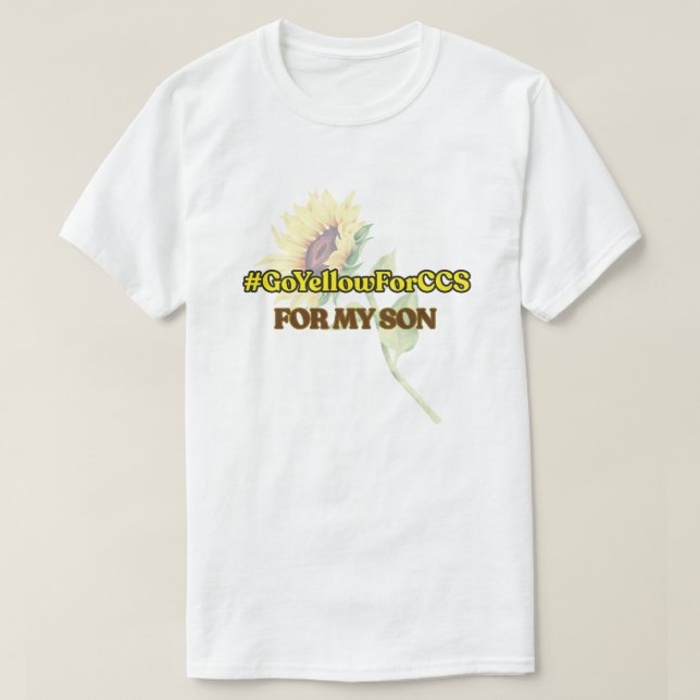 #GoYellowForCCS - Son Tshirt (Design Front)