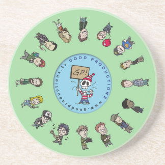 GP Drink Coaster - Green