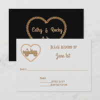 GP Off Road 4X4 & Names in Heart Wedding RSVP