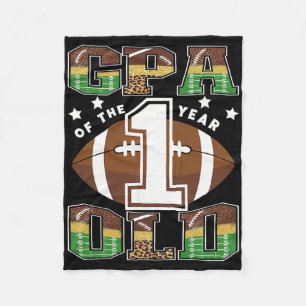 Gpa Of The 1 Year Old Football 1st Year Down Birth Fleece Blanket