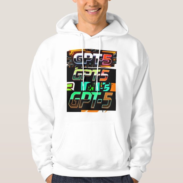 GPT5 Artificial intelligence Robotic T-Shirt Hoodie (Front)