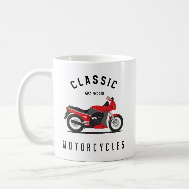 GPZ 900R Ninja ZX900A Motorcycle Biker Coffee Mug (Left)