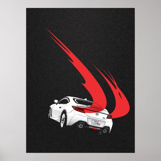 GR86 Touge Lights Poster (Front)